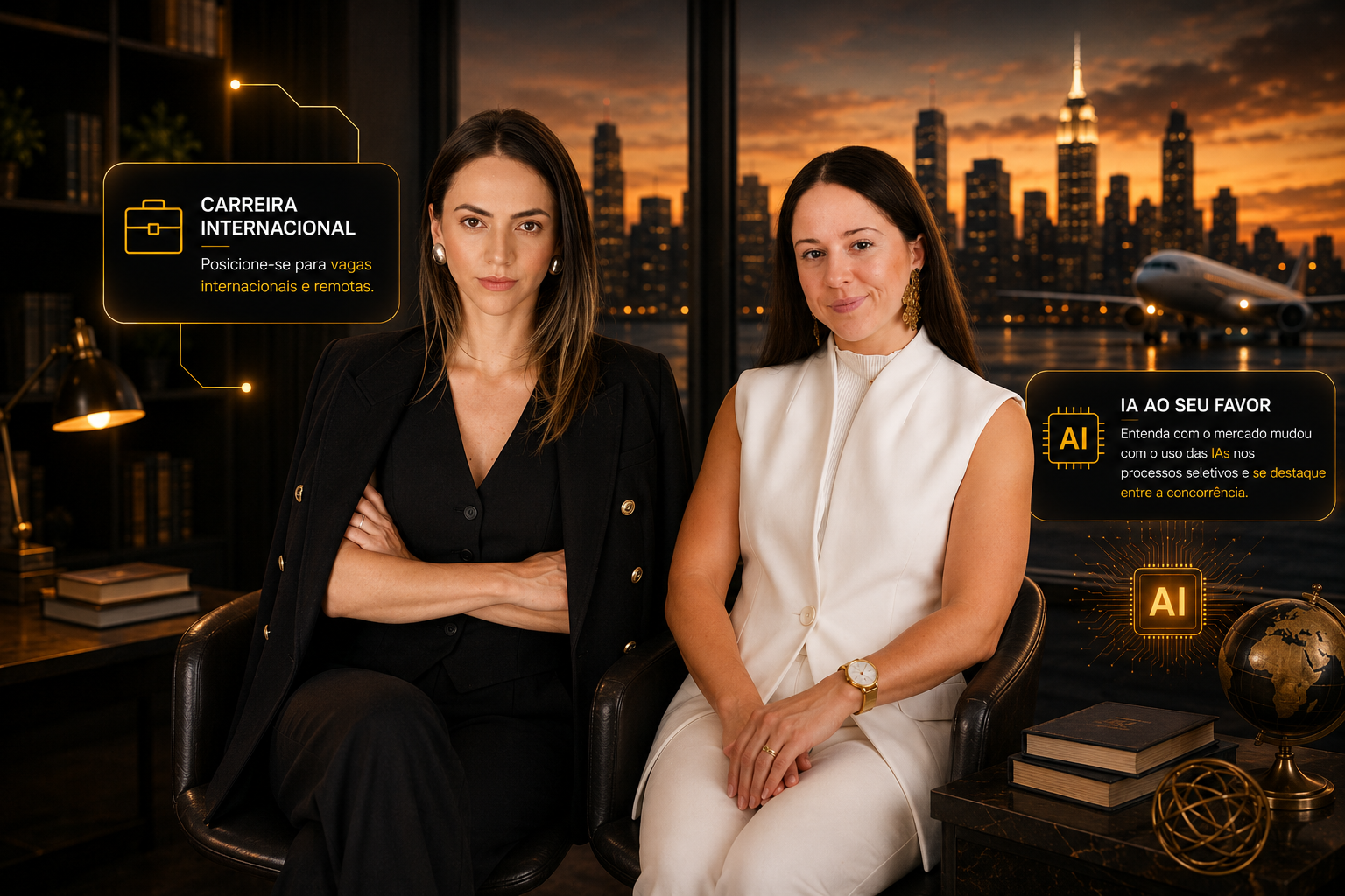 Andressa e Amanda — mentoras Turney Academy